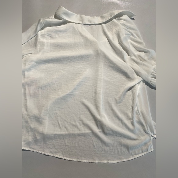 NEW Plus Size Vince Camuto Womens SplitNeck RaglanSmock Cuff Sleeve Ivory $89 - Picture 10 of 10